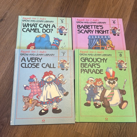 Complete Raggedy Ann & Andy's Grow & Learn Library Hardcover Books Set 1-20 1988 - Picture 6 of 14